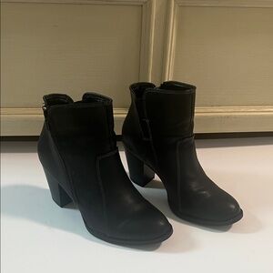 Sleek Black Ankle Boots